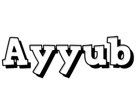 Ayyub snowing logo