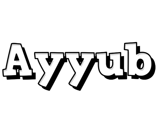 Ayyub snowing logo