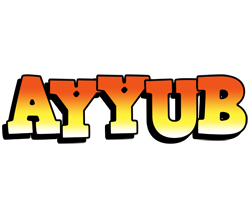 Ayyub sunset logo