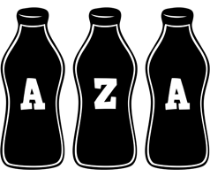 Aza bottle logo