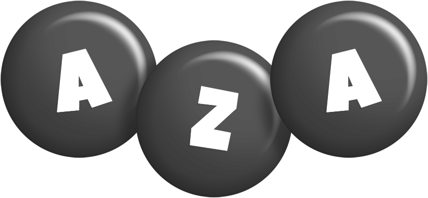 Aza candy-black logo