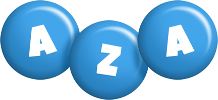 Aza candy-blue logo