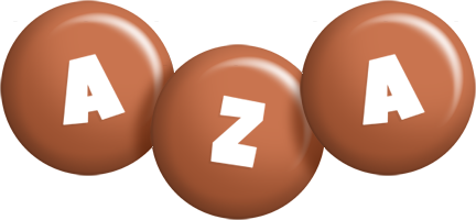 Aza candy-brown logo