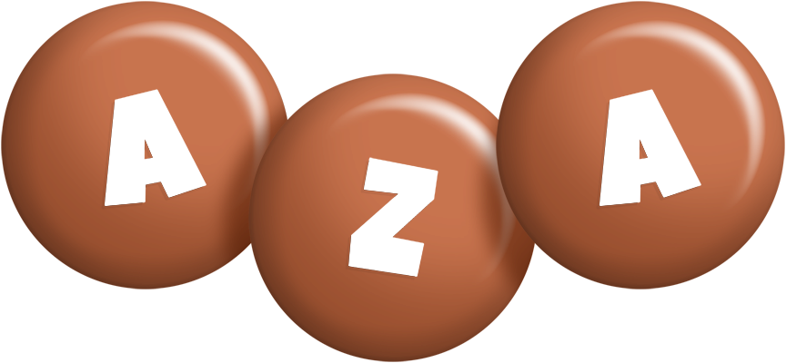 Aza candy-brown logo