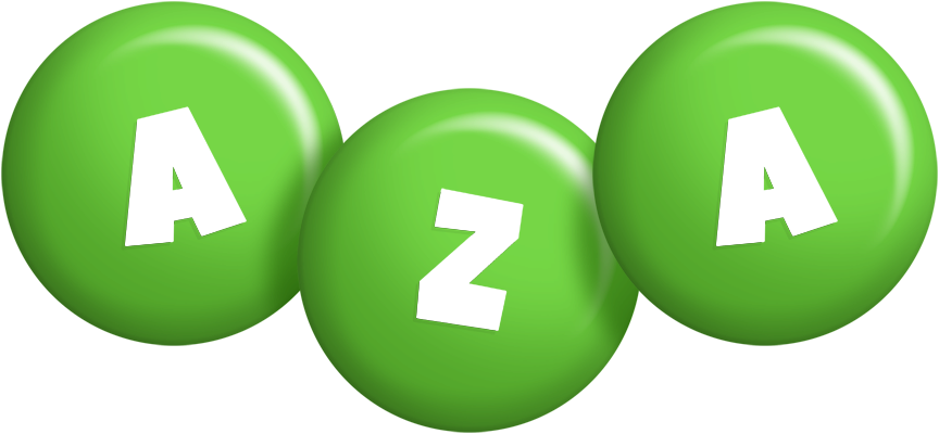 Aza candy-green logo