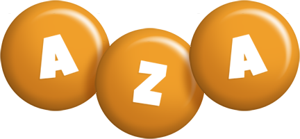 Aza candy-orange logo