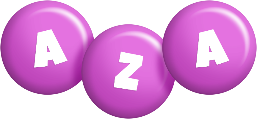 Aza candy-purple logo