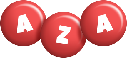 Aza candy-red logo