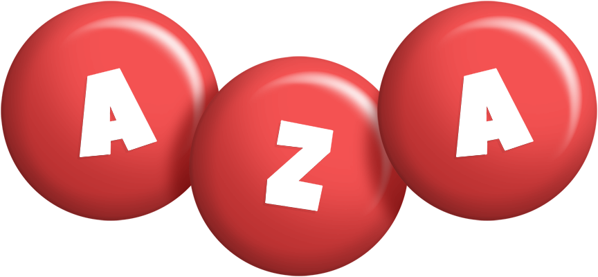 Aza candy-red logo