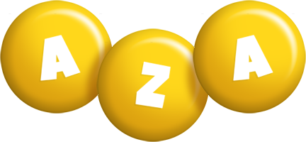 Aza candy-yellow logo