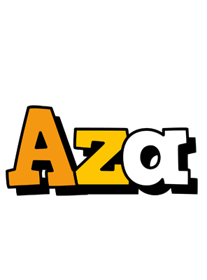 Aza cartoon logo
