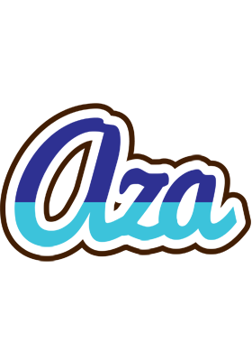 Aza raining logo