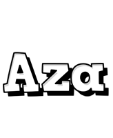 Aza snowing logo