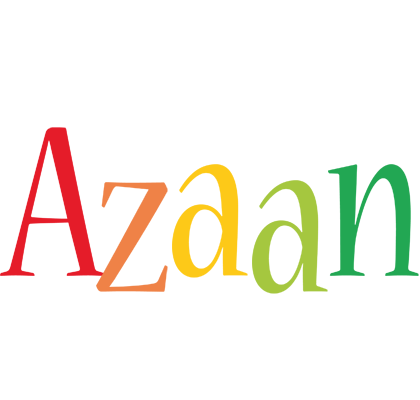 Azaan birthday logo