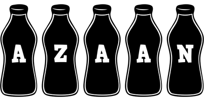 Azaan bottle logo