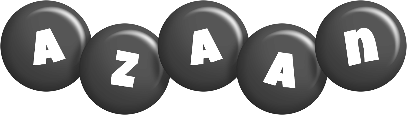 Azaan candy-black logo