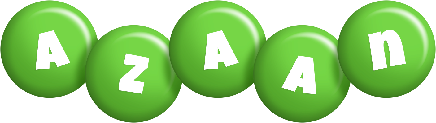 Azaan candy-green logo