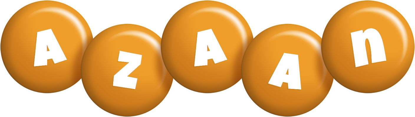 Azaan candy-orange logo