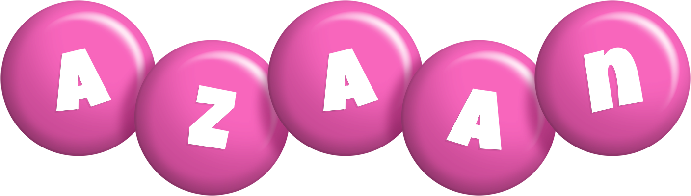 Azaan candy-pink logo