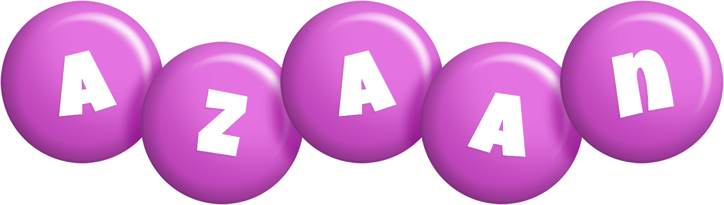 Azaan candy-purple logo