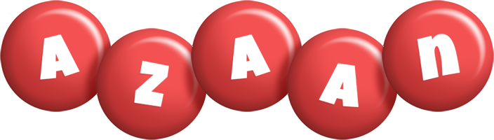 Azaan candy-red logo