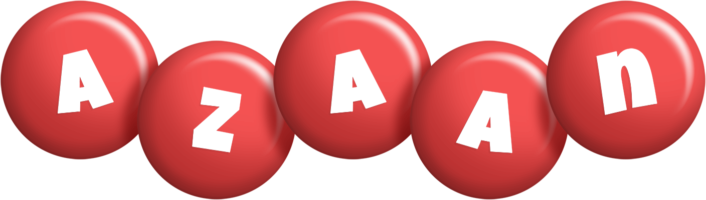 Azaan candy-red logo