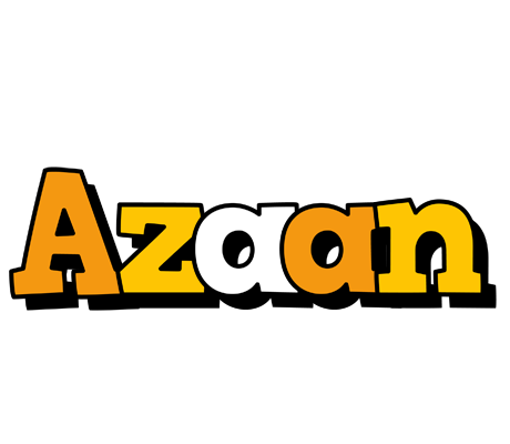 Azaan cartoon logo