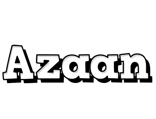 Azaan snowing logo