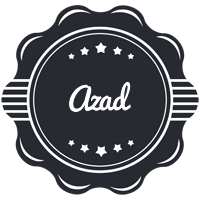 Azad badge logo