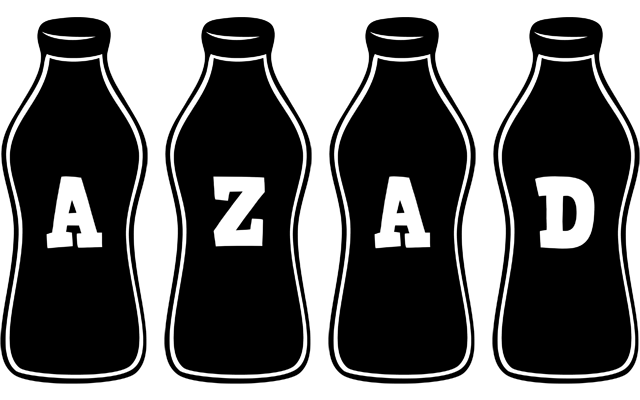 Azad bottle logo