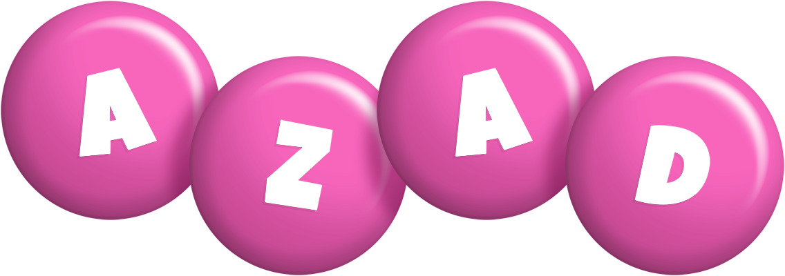 Azad candy-pink logo