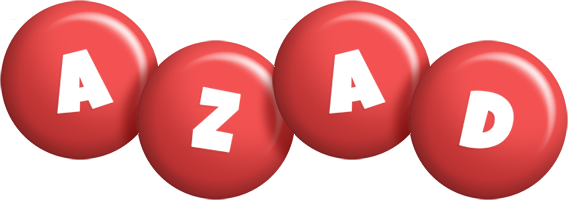 Azad candy-red logo