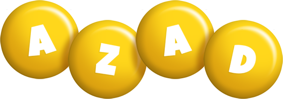 Azad candy-yellow logo
