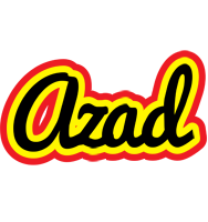 Azad flaming logo