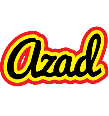 Azad flaming logo
