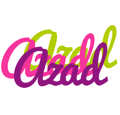 Azad flowers logo