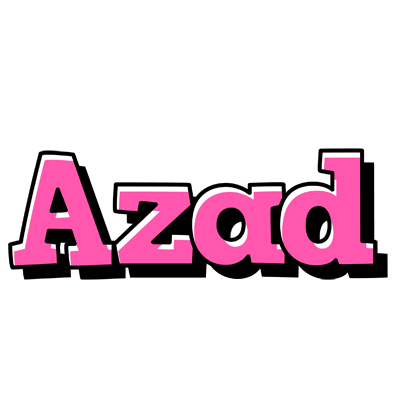 Azad girlish logo