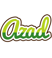Azad golfing logo