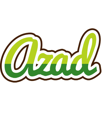 Azad golfing logo