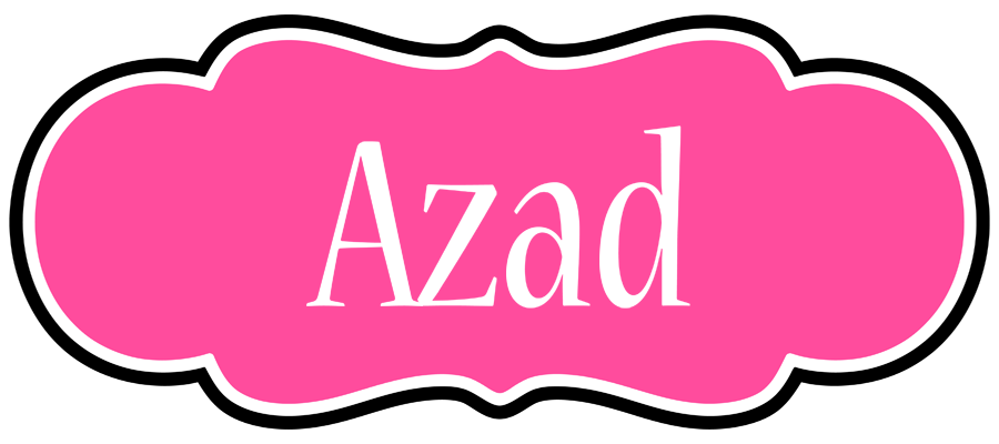 Azad invitation logo