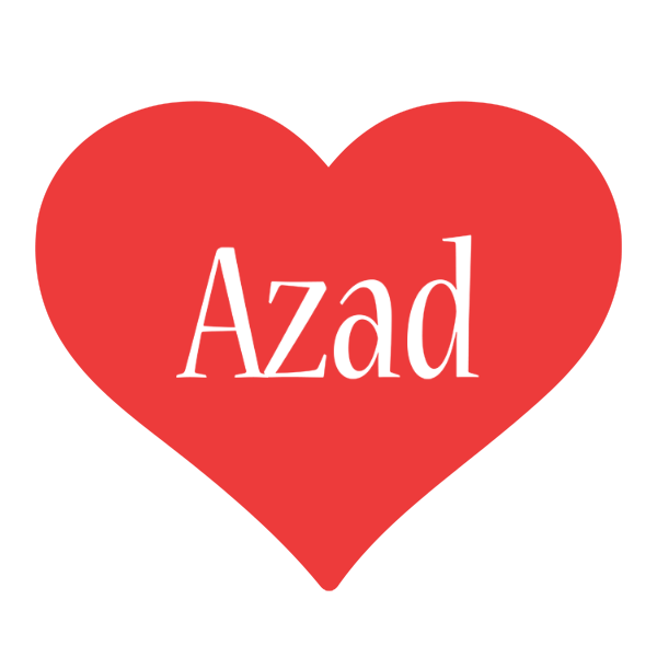 Azad love logo