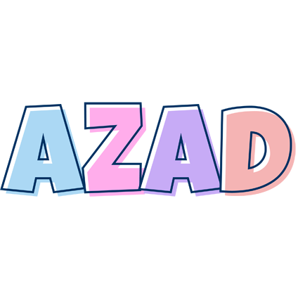 Azad pastel logo