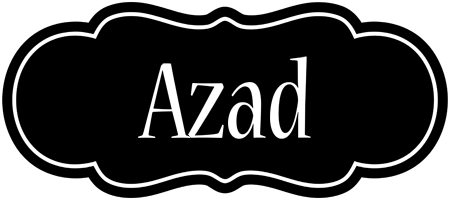 Azad welcome logo