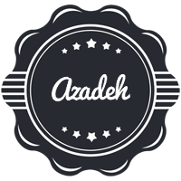 Azadeh badge logo