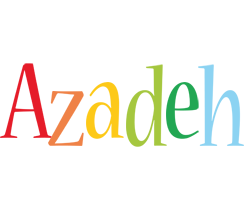 Azadeh birthday logo