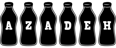 Azadeh bottle logo