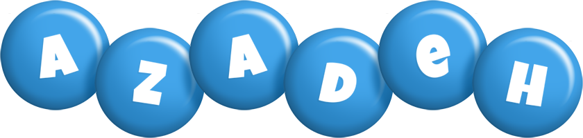 Azadeh candy-blue logo