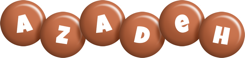 Azadeh candy-brown logo