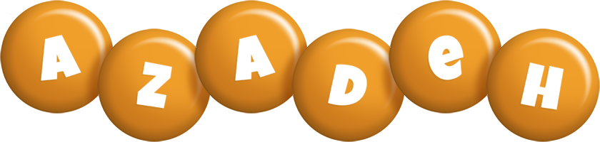 Azadeh candy-orange logo