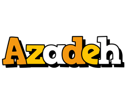 Azadeh cartoon logo